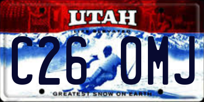 UT license plate C260MJ