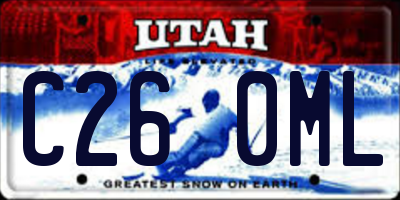 UT license plate C260ML