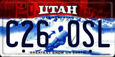 UT license plate C260SL