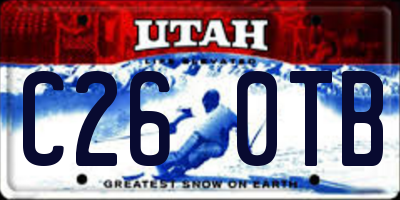 UT license plate C260TB