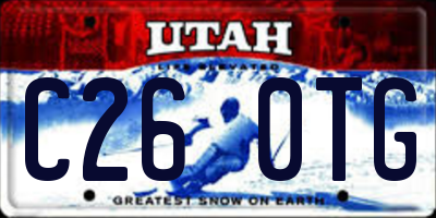 UT license plate C260TG