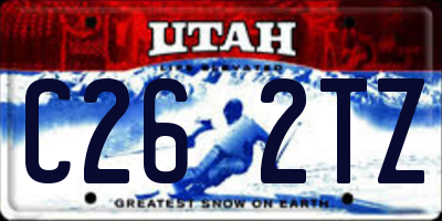 UT license plate C262TZ