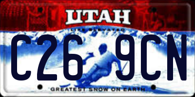 UT license plate C269CN