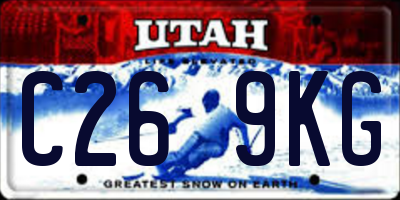 UT license plate C269KG