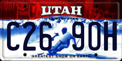 UT license plate C269OH