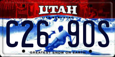 UT license plate C269OS