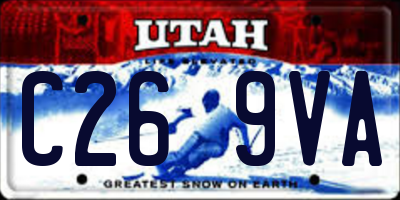 UT license plate C269VA