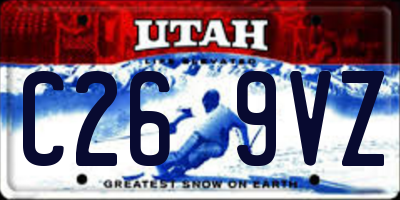 UT license plate C269VZ