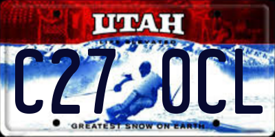 UT license plate C270CL