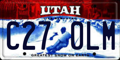 UT license plate C270LM