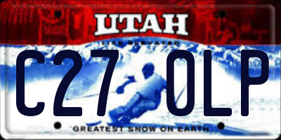 UT license plate C270LP