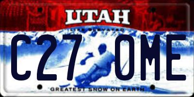 UT license plate C270ME
