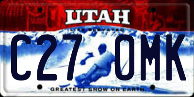 UT license plate C270MK