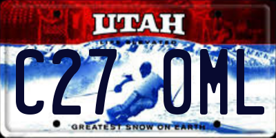 UT license plate C270ML