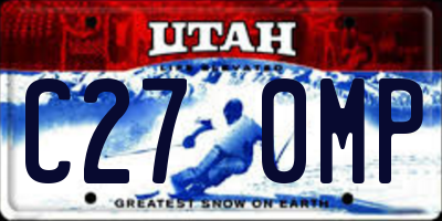 UT license plate C270MP