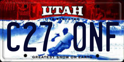 UT license plate C270NF