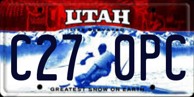 UT license plate C270PC