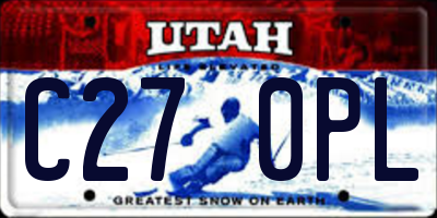 UT license plate C270PL