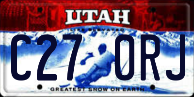 UT license plate C270RJ