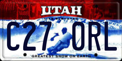 UT license plate C270RL