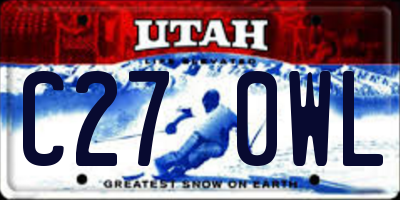 UT license plate C270WL