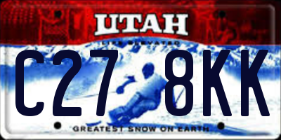 UT license plate C278KK