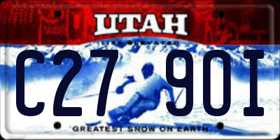 UT license plate C279OI