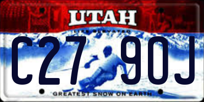 UT license plate C279OJ