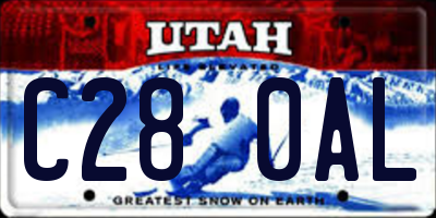 UT license plate C280AL