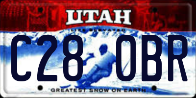 UT license plate C280BR
