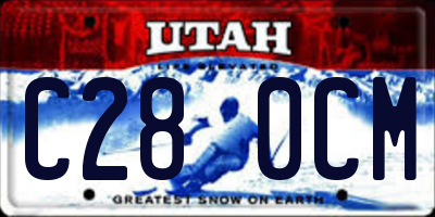 UT license plate C280CM