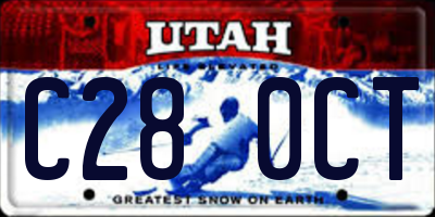 UT license plate C280CT
