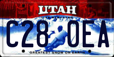 UT license plate C280EA