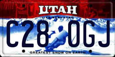 UT license plate C280GJ