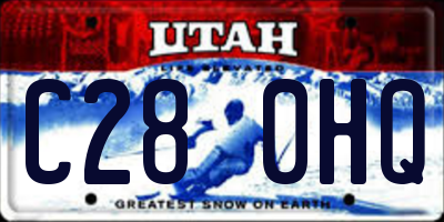 UT license plate C280HQ