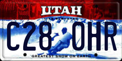 UT license plate C280HR