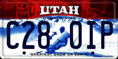 UT license plate C280IP