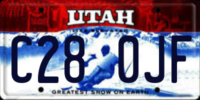UT license plate C280JF