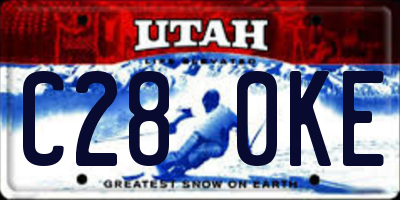 UT license plate C280KE