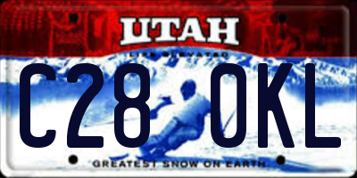 UT license plate C280KL
