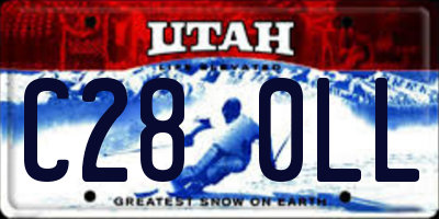 UT license plate C280LL