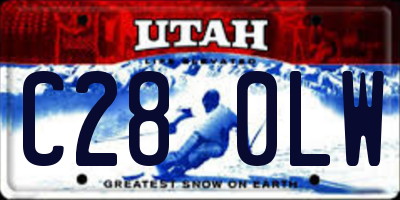 UT license plate C280LW