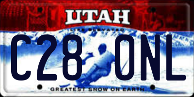 UT license plate C280NL
