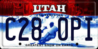UT license plate C280PI