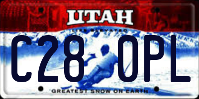 UT license plate C280PL