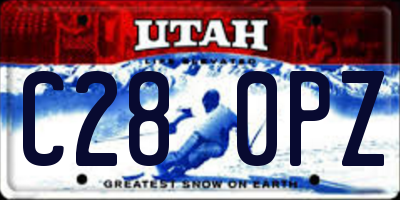 UT license plate C280PZ
