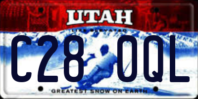 UT license plate C280QL