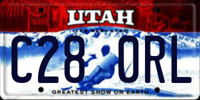 UT license plate C280RL