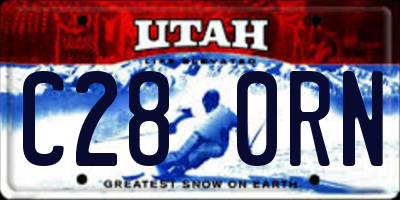 UT license plate C280RN