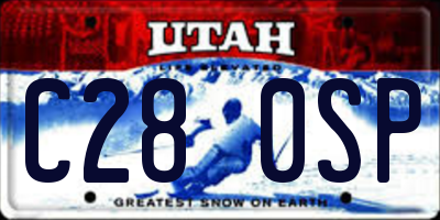 UT license plate C280SP